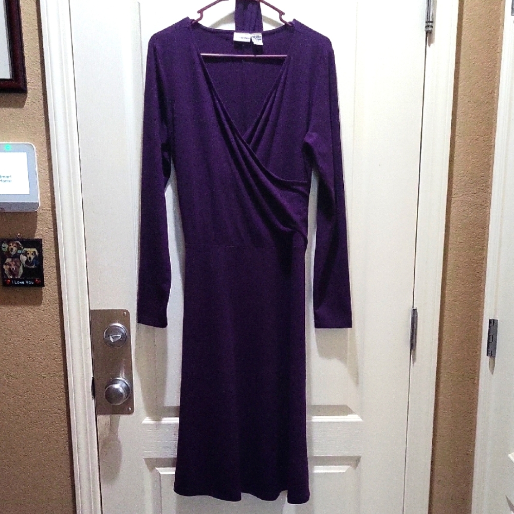 Rayon knit dress